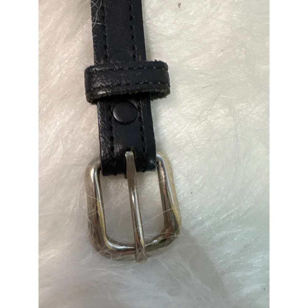 Leather  Vintage Belt Southwestern Style Conchos Bison Bear‎ Thunderbird